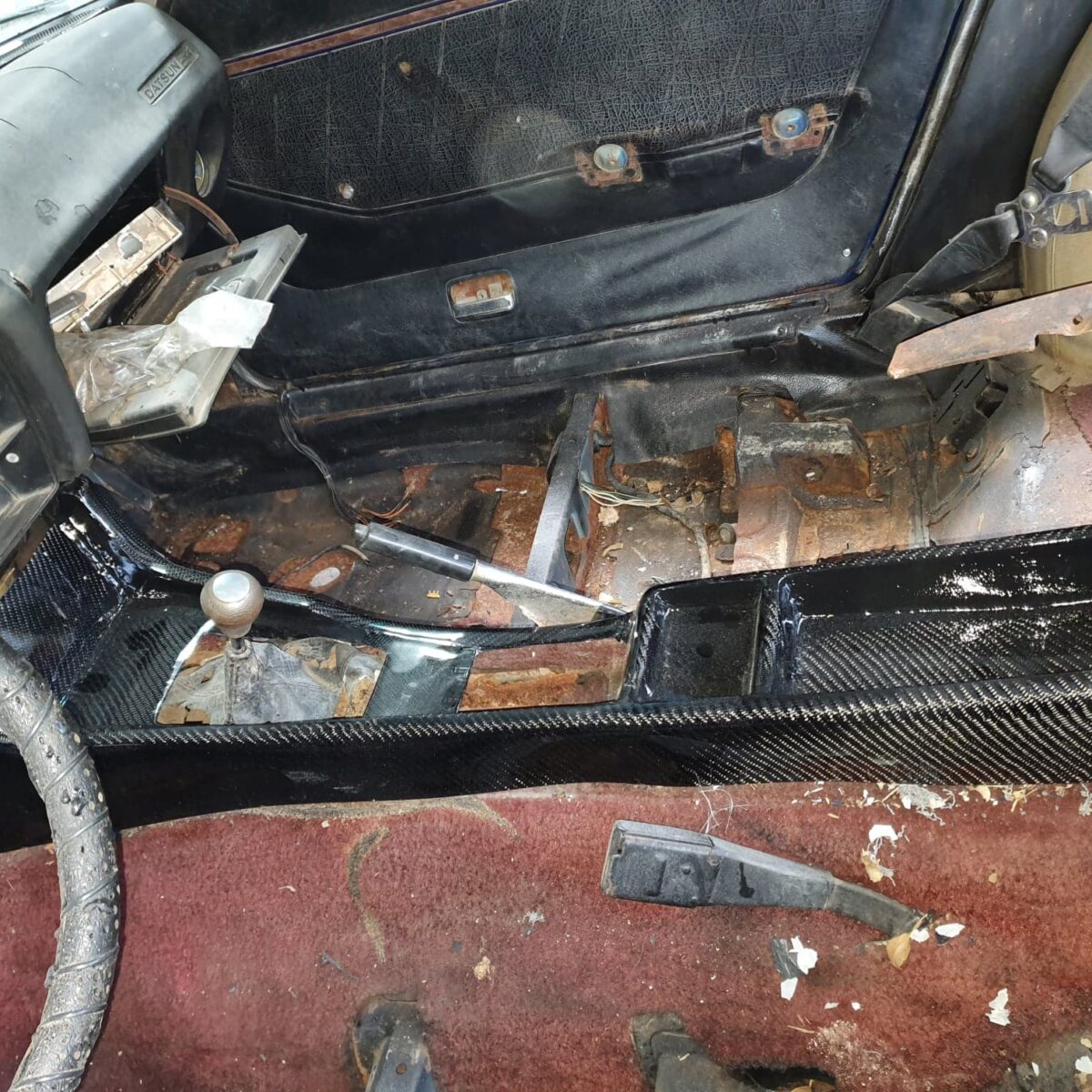 Front air dam datsun s30 240z 280z RB style NON WIDE version JP Fiber