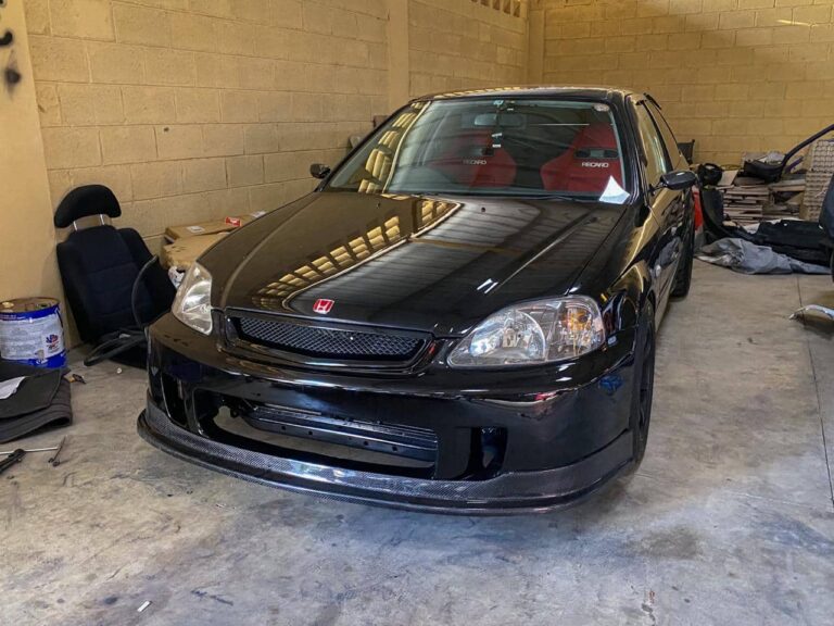 Honda civic EK front bumper airwalker BYS style 9900 JP Fiber Shop